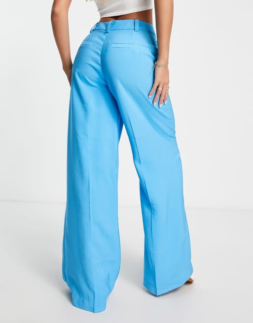 Pimkie Pantalon large d ensemble Bleu