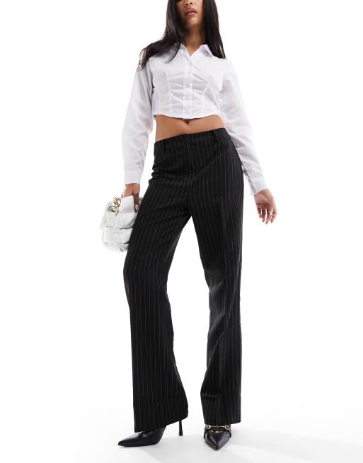 Pimkie - Pantalon large habillé - Noir à fines rayures, 2 de 5