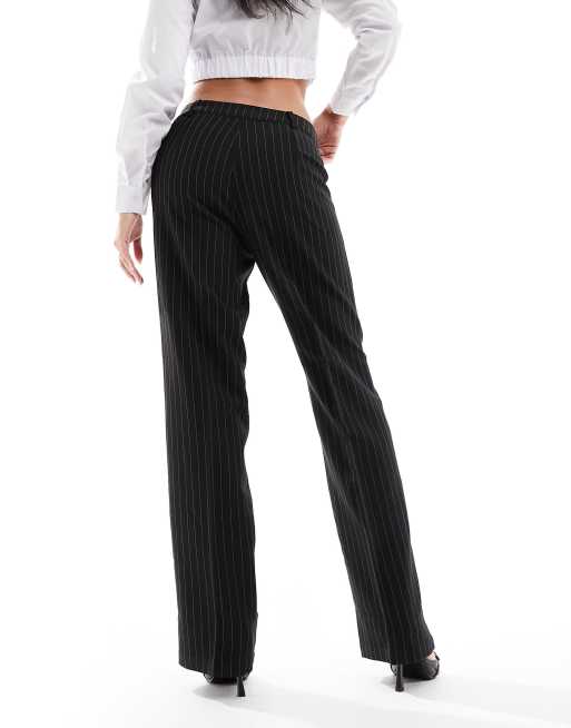Pimkie - Pantalon large habillé - Noir à fines rayures, 4 de 5