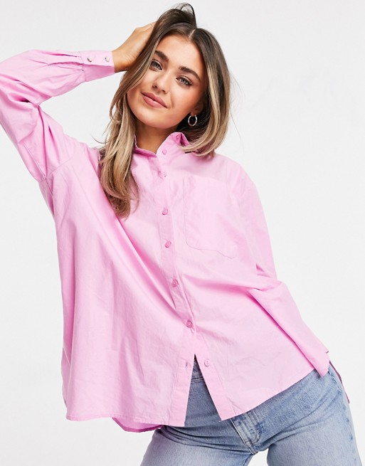 Pimkie poplin shirt in pink