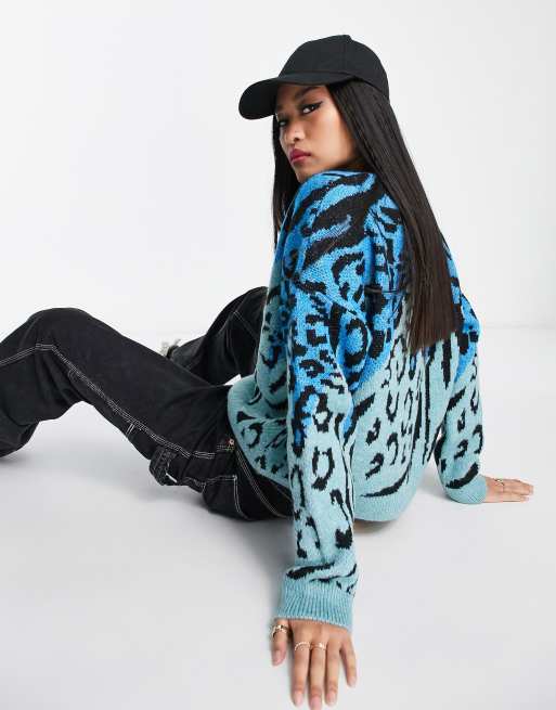 Pull best sale leopard bleu