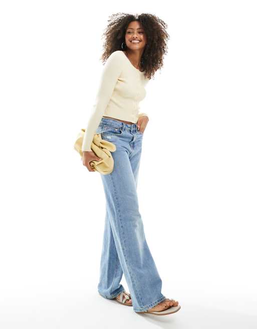 Pimkie ribbed knit cardigan in butter yellow, 2 of 4