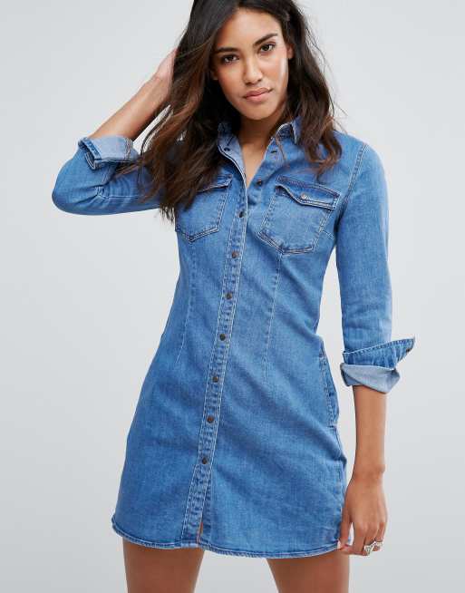 Pimkie - Robe boutonnée en jean