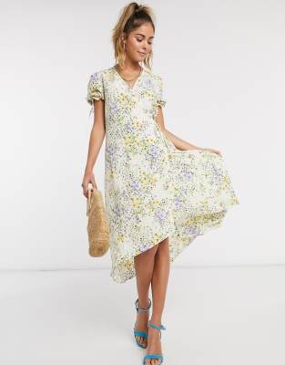 robe cache coeur a fleur