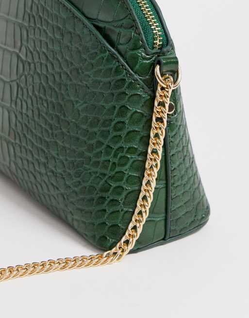 Pimkie Sac bandouli re effet serpent en relief Vert ASOS