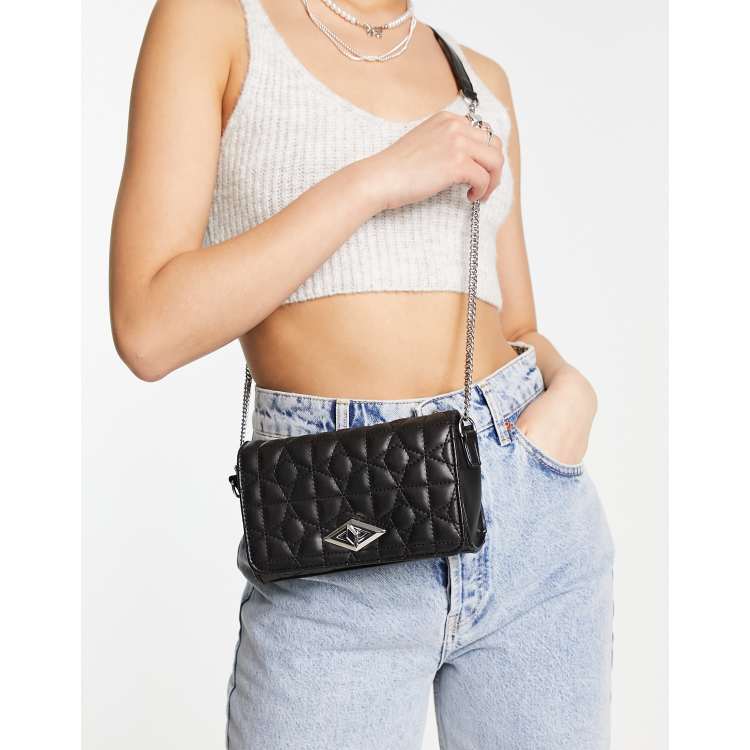 Pimkie Sac bandouli re matelass Noir ASOS