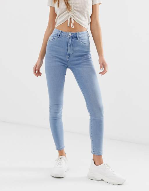 Jean skinny 2024 bleu clair