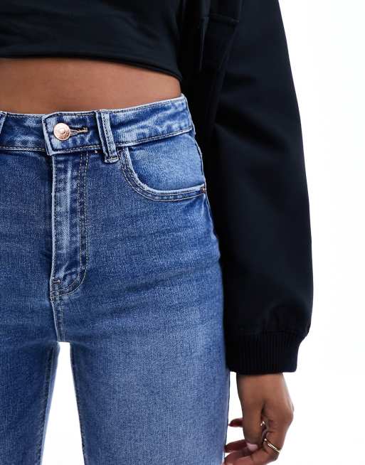 Pimkie – Skinny-Jeans in blauer Waschung mit hohem Bund, 2 von 5