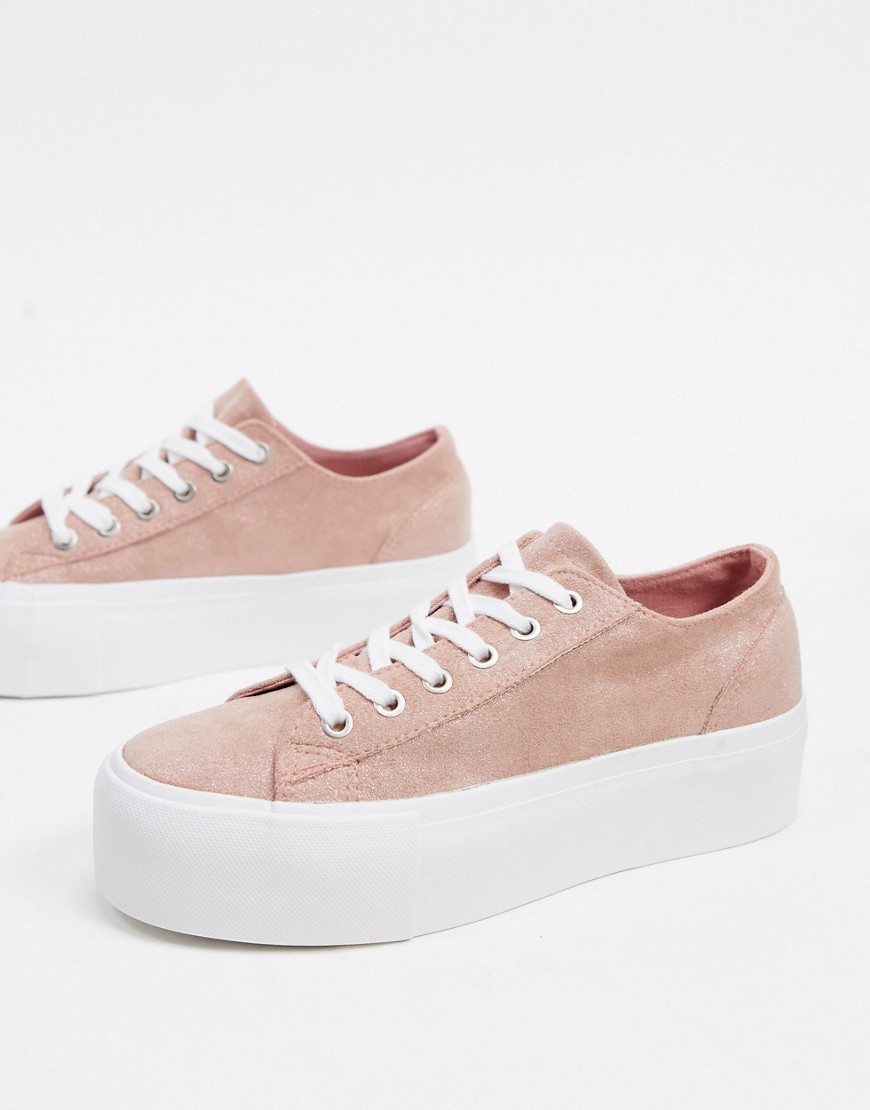 Pimkie - Sneakers flatform rosa