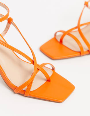 orange sandals