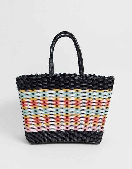 Structured Woven Tote