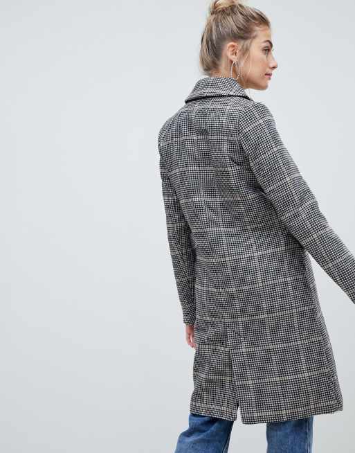 Pimkie check shop tailored coat