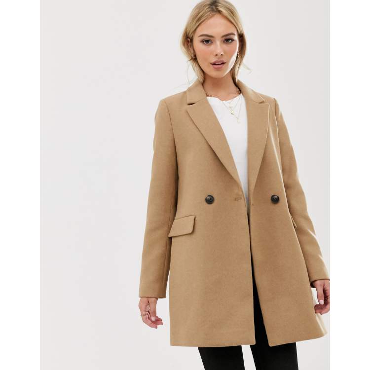 Pimkie tailored coat in camel