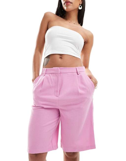 Pimkie tailored jorts in pink (part of a set), 2 of 5