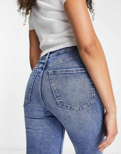 Pimkie Tall Jean skinny taille haute Bleu moyen