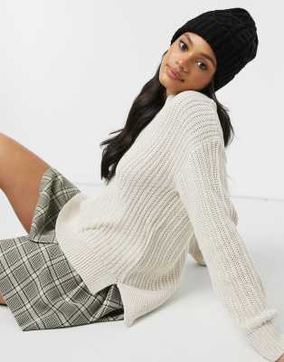 thick v neck jumper