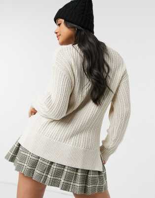 thick v neck jumper