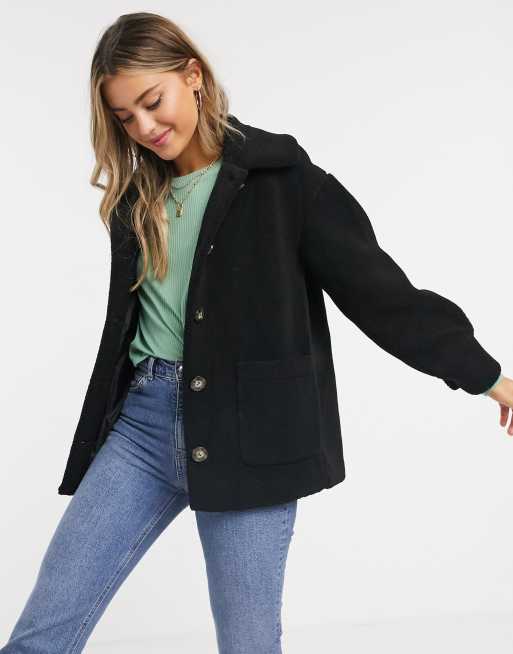 Pimkie Veste duveteuse Noir ASOS