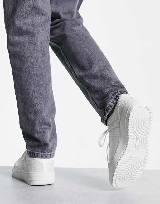 Pimkie – Vit och beige, blockfärgade sneakers med grov sula, 4 av 4