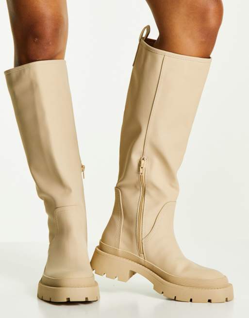 Knee high wellington store boots