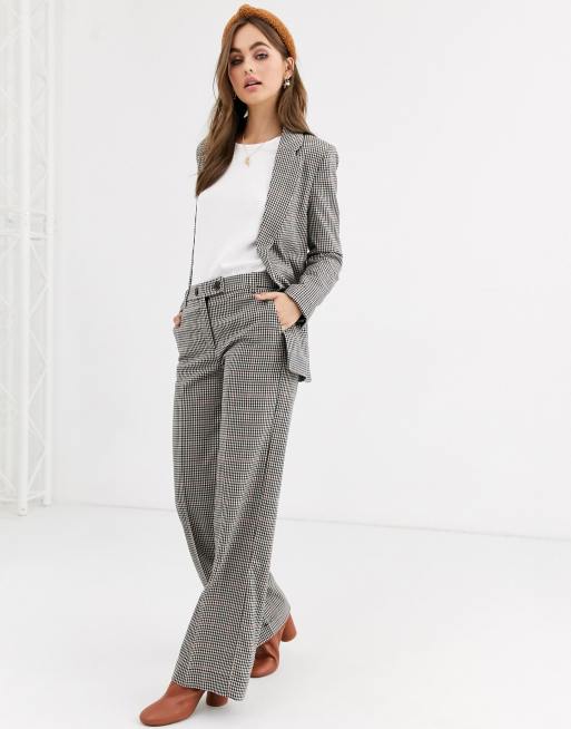 Pimkie blazer and trouser suit co-ord in heritage checks, 3 of 3