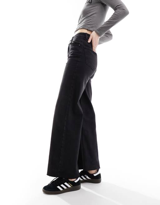 Pimkie wide leg jeans in black