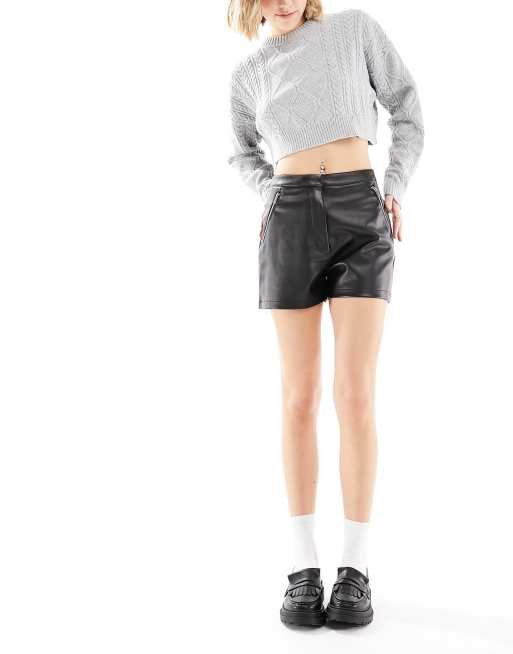 Asos 2024 leather shorts