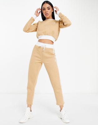 womens tan tracksuit