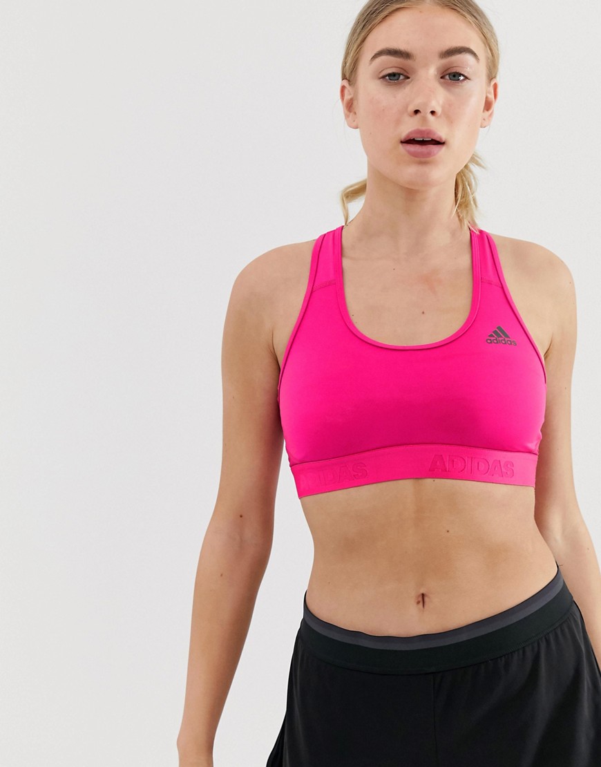 Pink Don't Rest sports-BH fra adidas