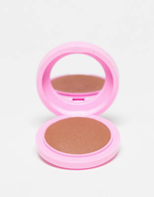 Pink Honey Baked Bronzing Powder Face Frosting-Brown