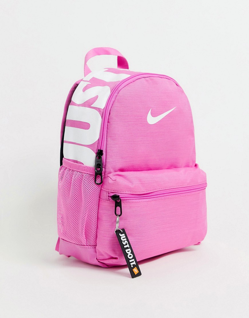 Pink 'just do it' minirygsæk fra Nike