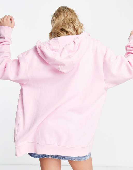 Pink Soda Legacy full zip hoodie in pink ASOS