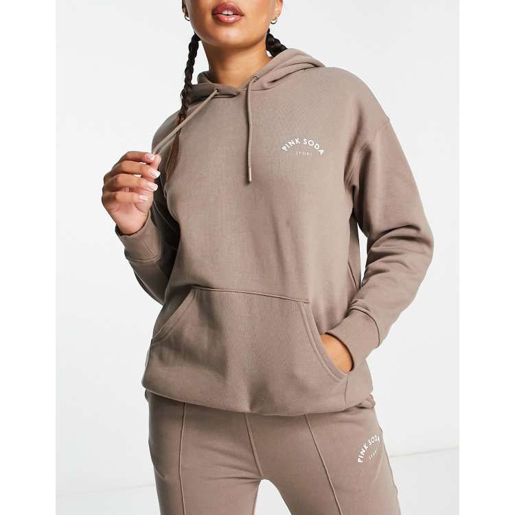 Brown Pink Soda Sport Salado Overhead Hoodie