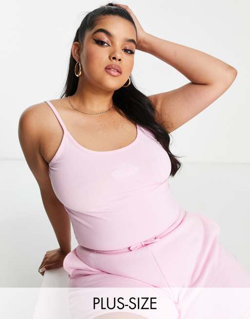 Pink Soda Plus - Sorority - Top senza maniche rosa 