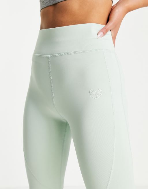 Pink Soda Rezi sports leggings in mint