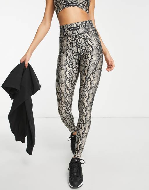 Stone Snake Print Leggings