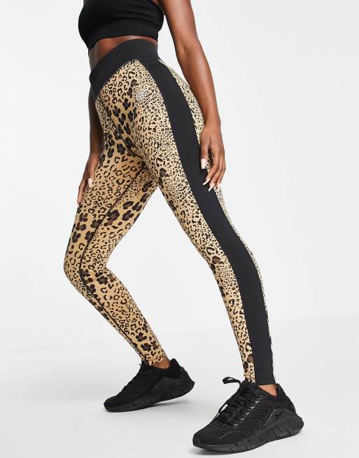 Pink Soda Sport leggings in leopard print