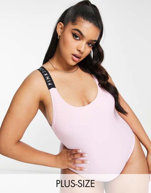 Pink Soda Sport Plus Melo swimsuit in pink
