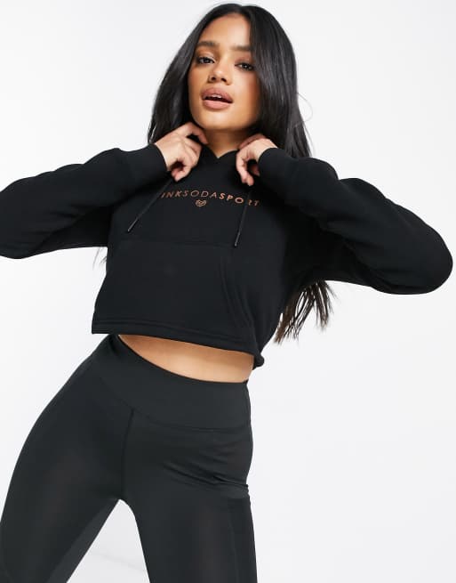 Sports cheap crop hoodie