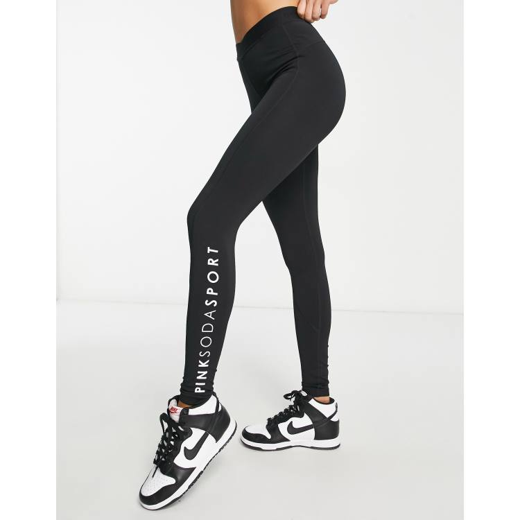 Pink Soda Sport ESSENTIALS CORE SEAM - Leggings - Trousers - black -  Zalando.de