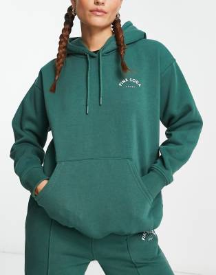 Pink Soda Sport Vicente hoodie in green - ASOS Price Checker