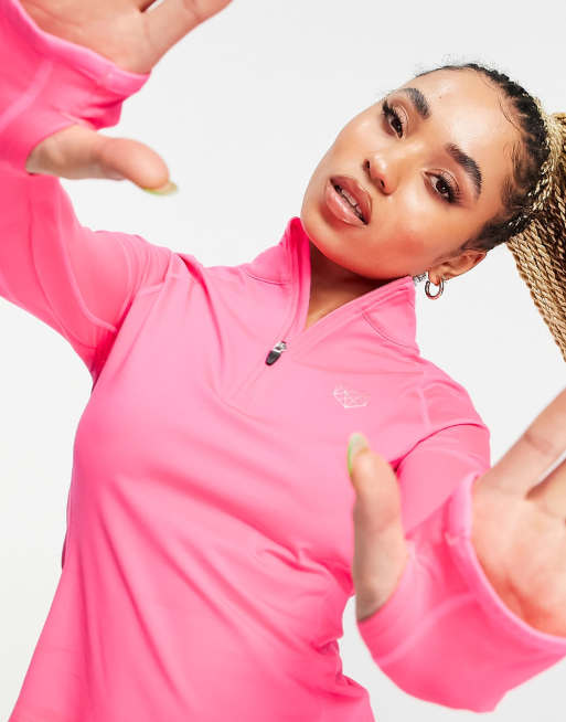 Pink Soda Sport vista fitness long sleeved top in pink ASOS