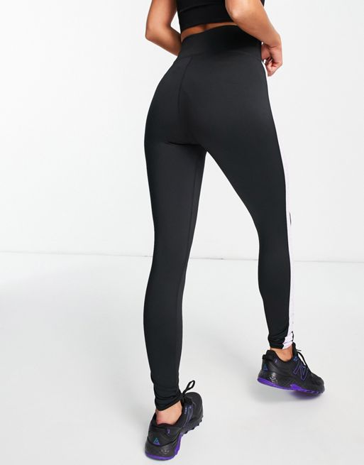 Pink Soda Tape leggings in black and lilac - ShopStyle