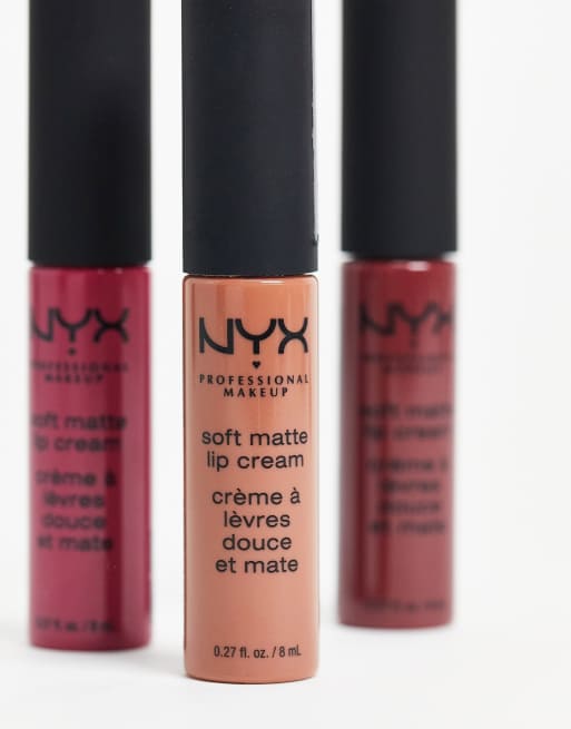 Pintalabios cremoso Soft Matte de NYX Professional Makeup: Tono Abu Dhabi, 4 de 4