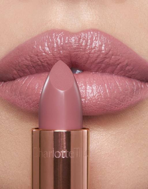 Pintalabios K.I.S.S.I.N.G de Charlotte Tilbury: Tono Pillow Talk Fair, 4 de 4