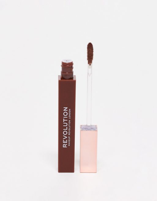 Pintalabios líquido IRL Whipped Lip Creme de Revolution: Tono Americano Brown