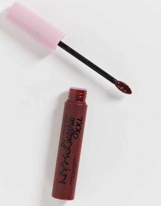 Pintalabios líquido mate Lip Lingerie XXL de NYX Professional Makeup: Tono Deep Mesh, 2 de 4