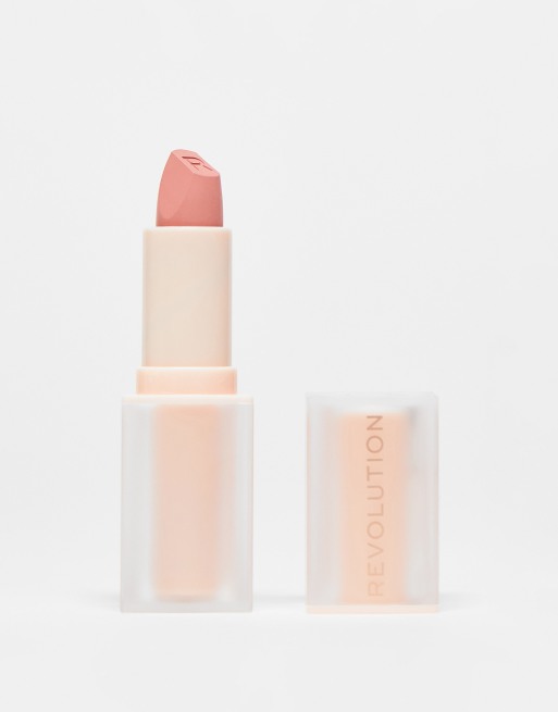 Pintalabios satinado Lip Allure Soft Satin de Revolution: Tono Queen Pink