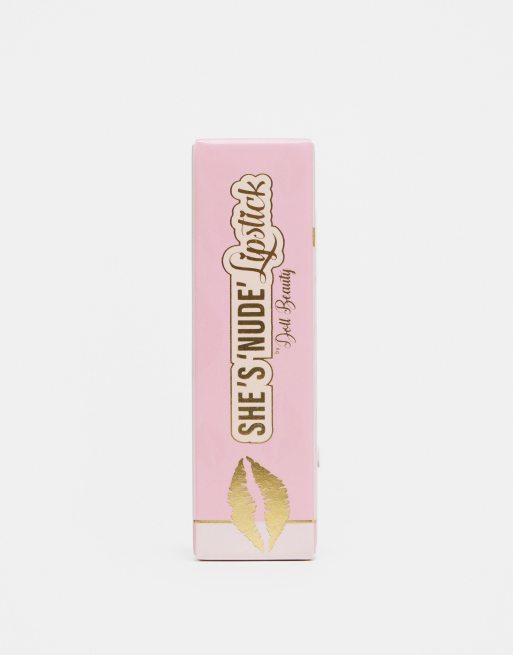 Pintalabios She's Nude de Doll Beauty: Tono Dolled Out, 4 de 4