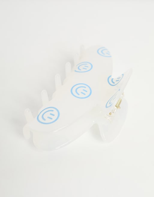 Pinza para el cabello con diseño de rostros sonrientes de Petit Moments  , 2 de 4